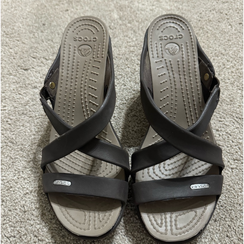 Croc Heels size 9